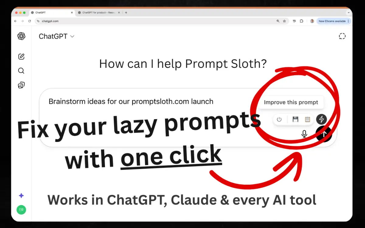 Prompt Sloth - Write Better AI Prompts image number 11